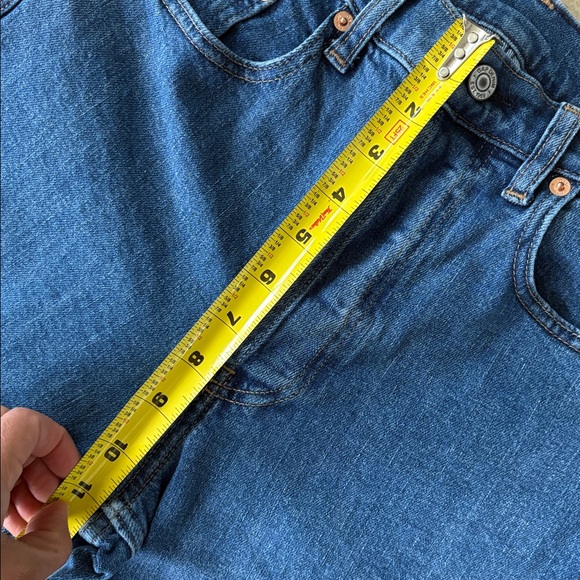 Gap cheeky straight high rise jeans 27 4T 4 tall button fly inseam 30" - Picture 9 of 11